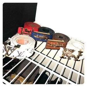 Men’s belts fit all sizing and Loui belt is size34